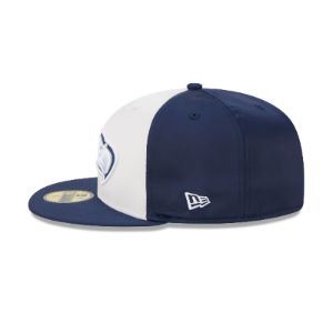Seattle Seahawks Throwback Satin 59FIFTY Fitted Hat sold by New Era