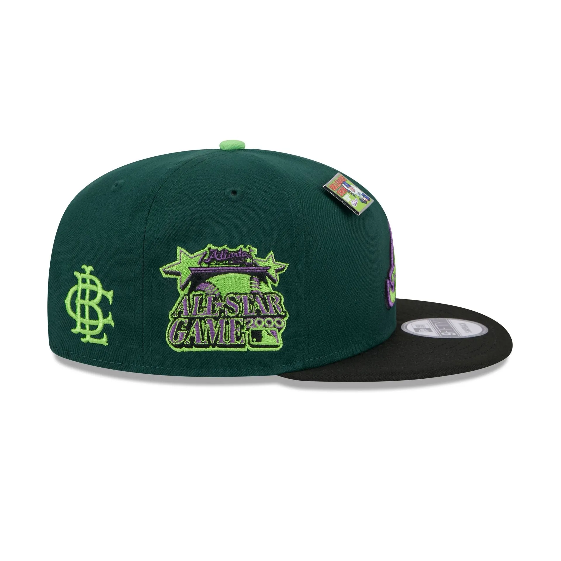 Big League Chew X Atlanta Braves Sour Apple 9FIFTY Snapback Hat sold by New Era product image thumbnail 4