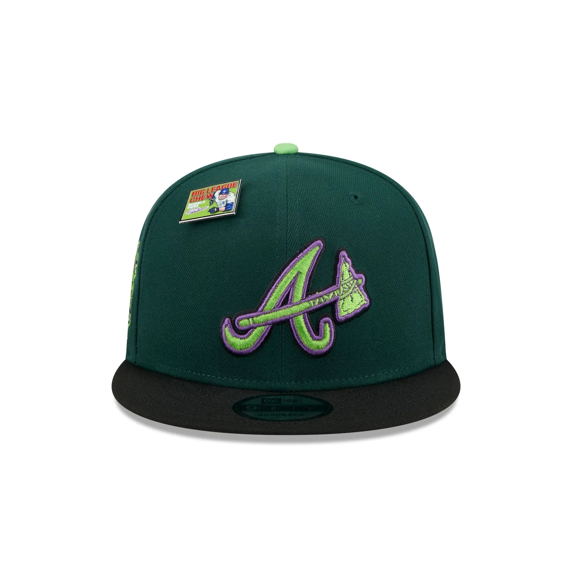 Big League Chew X Atlanta Braves Sour Apple 9FIFTY Snapback Hat sold by New Era product image thumbnail 2