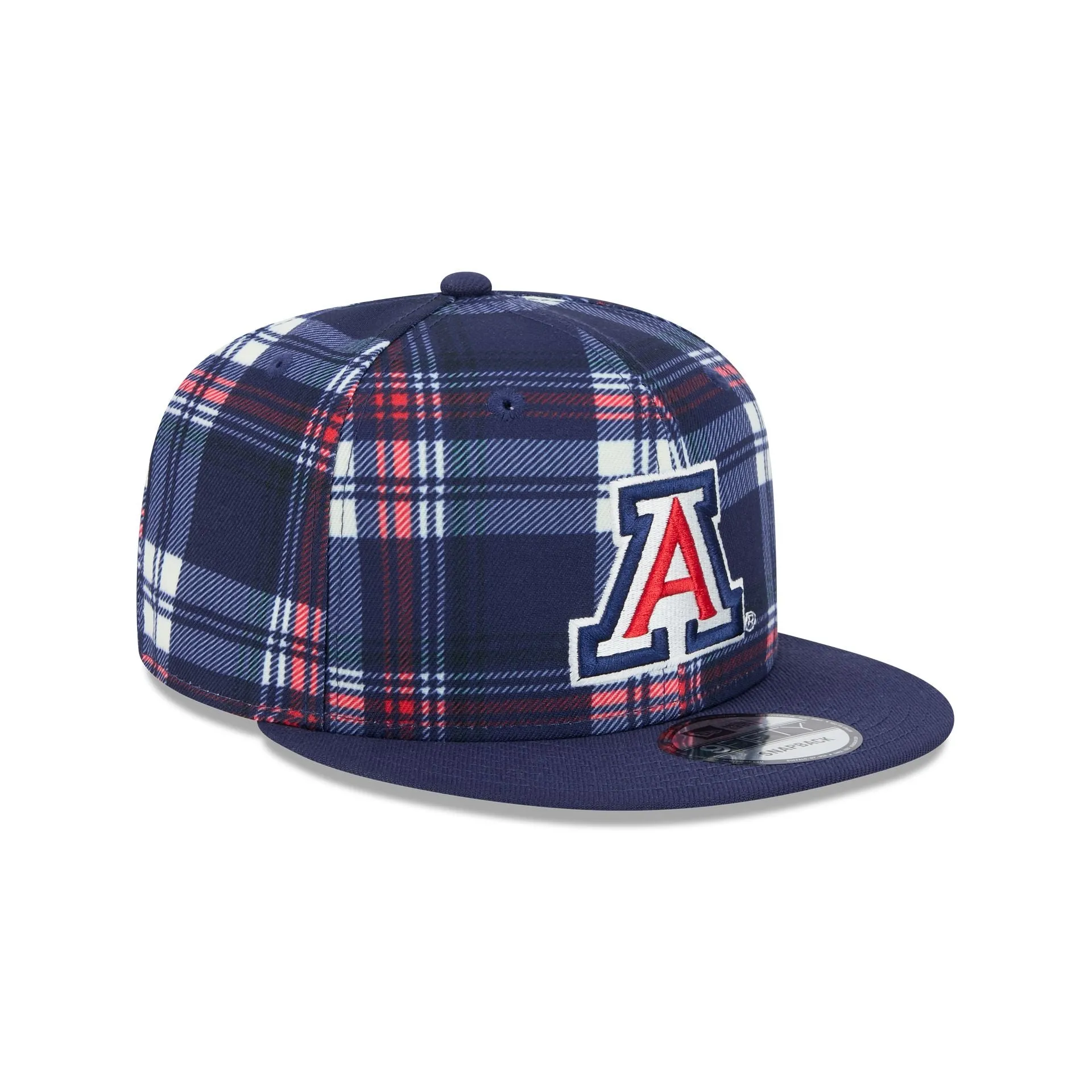 Arizona Wildcats Plaid 9FIFTY Snapback Hat sold by New Era product image thumbnail 3