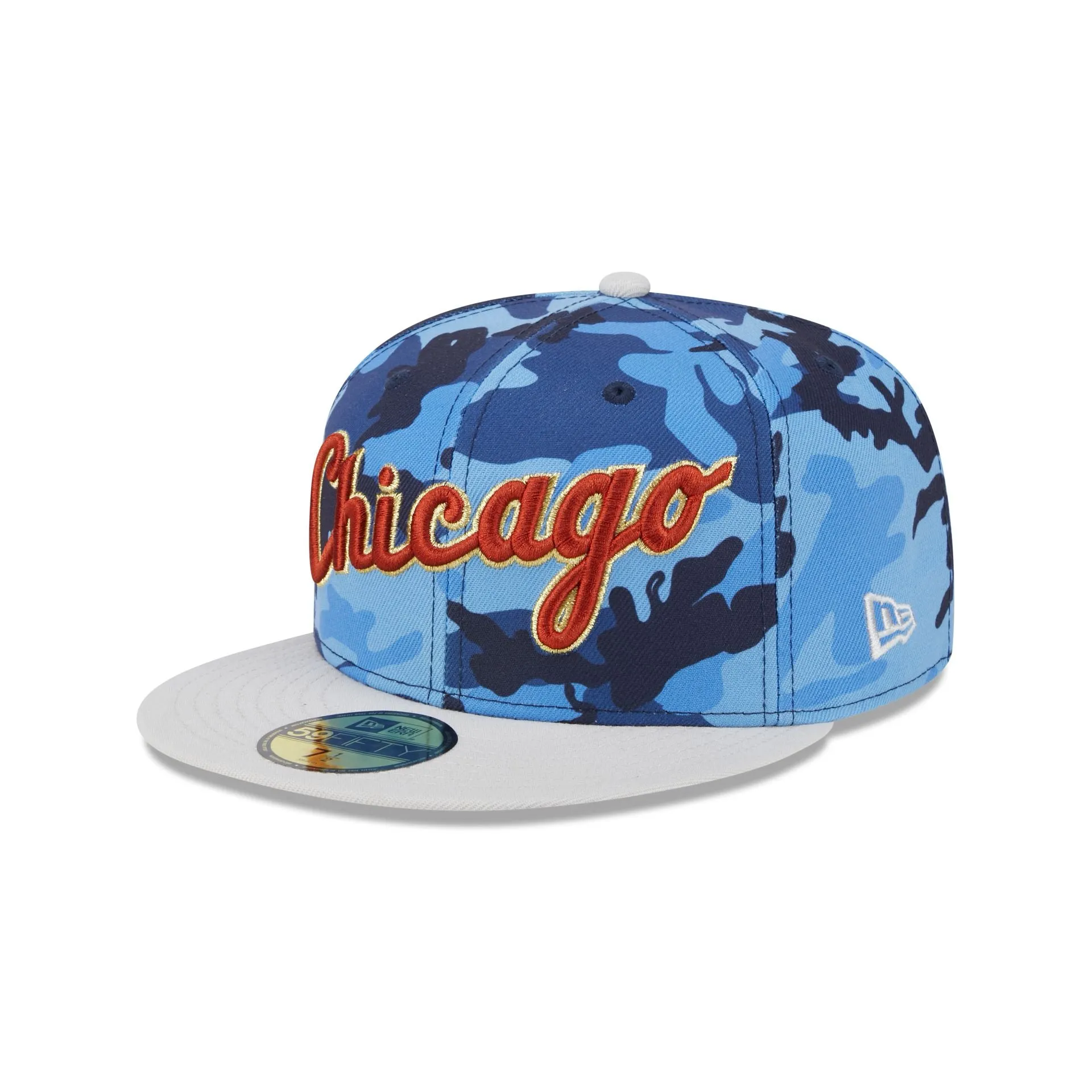 Chicago White Sox Blue Camo 59FIFTY Fitted Hat sold by New Era product image thumbnail 3
