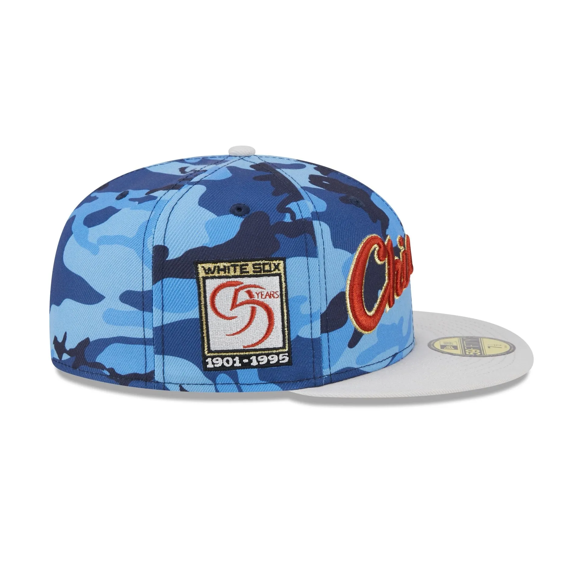 Chicago White Sox Blue Camo 59FIFTY Fitted Hat sold by New Era product image thumbnail 4