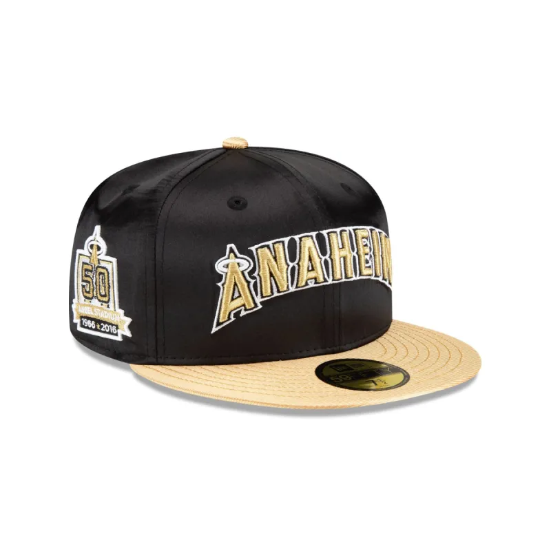 Los Angeles Angels Metallic Gold 59FIFTY Fitted Hat sold by New Era