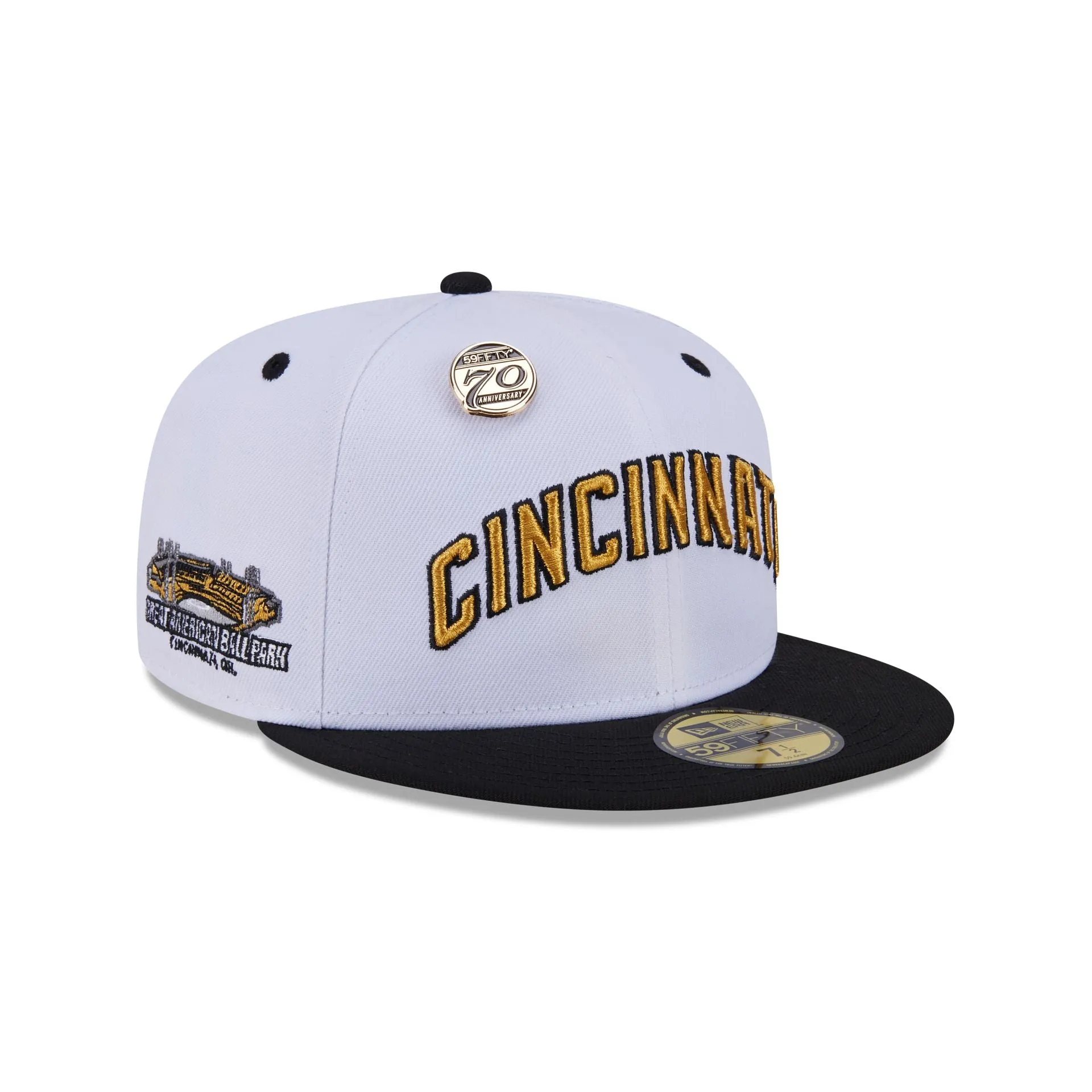 Cincinnati Reds 70th Anniversary 59FIFTY Fitted Hat sold by New Era