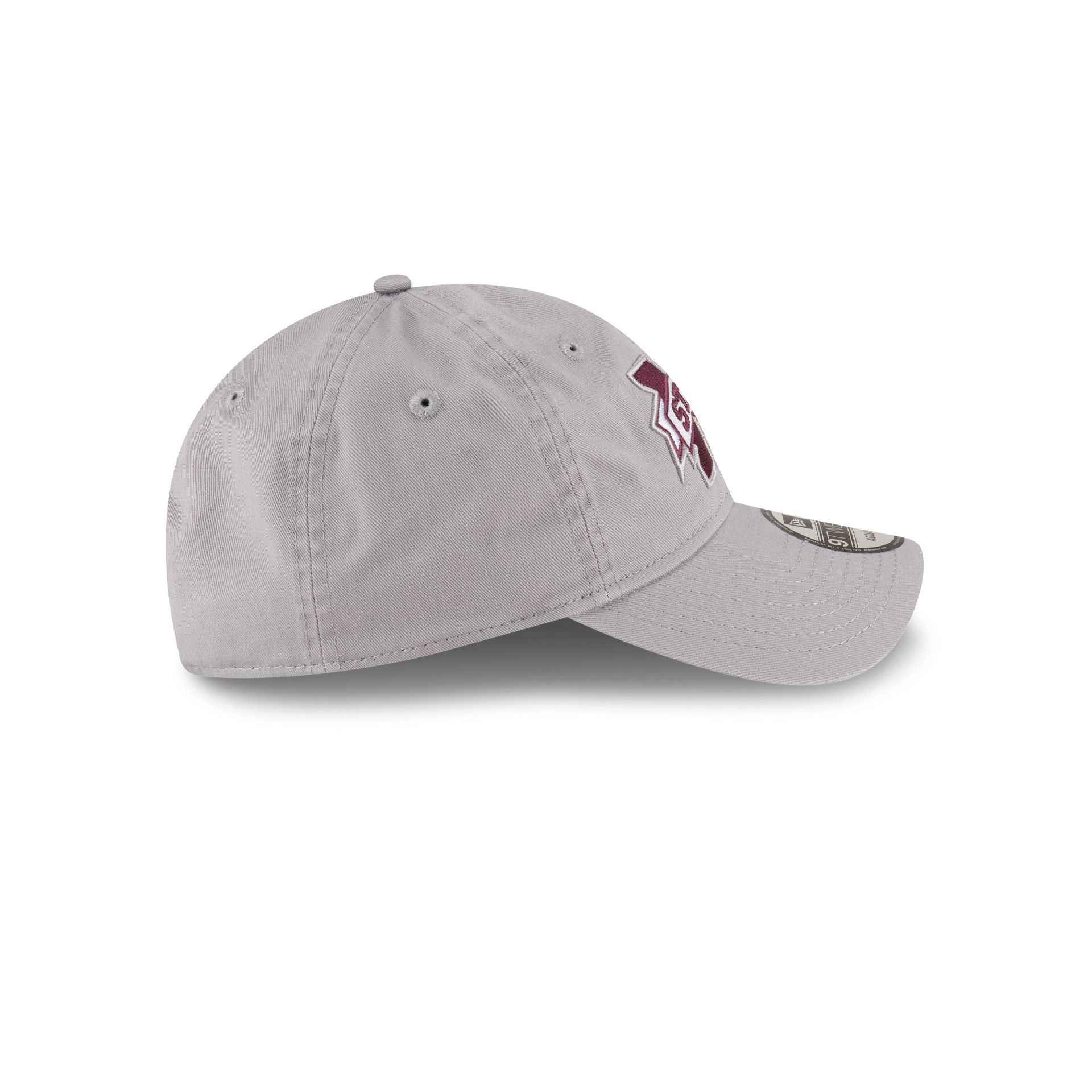Mississippi State Bulldogs Gray 9TWENTY Adjustable Hat sold by New Era product image thumbnail 5