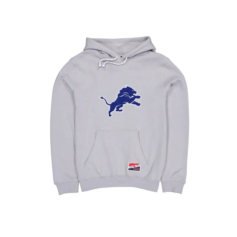 Detroit Lions Throwback Gray Hoodie sold by New Era