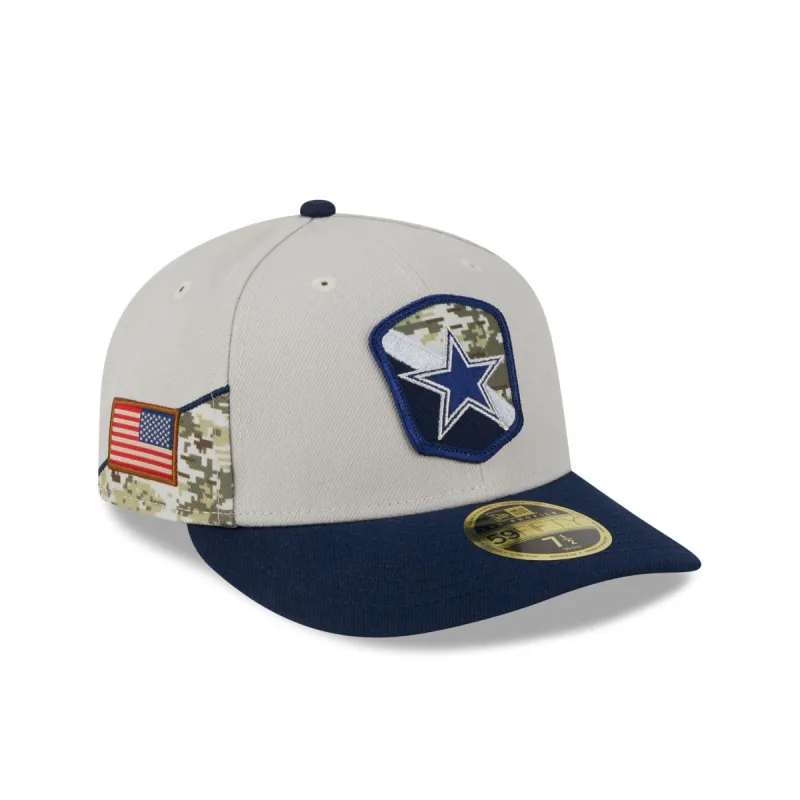 Dallas Cowboys 2023 Salute to Service Low Profile 59FIFTY Fitted Hat sold by New Era