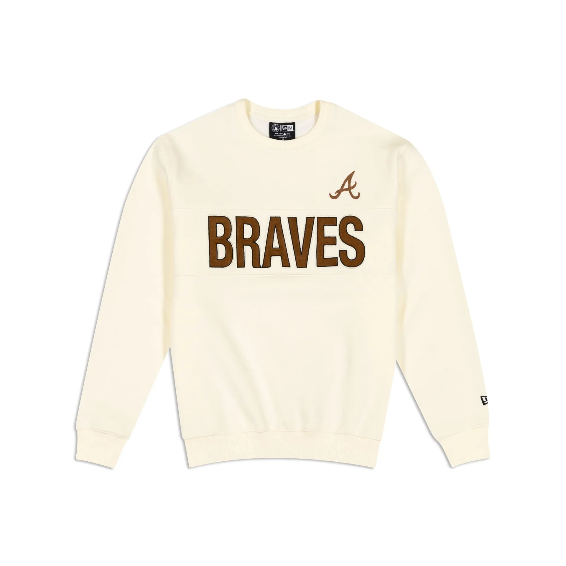 Atlanta Braves Cord Crewneck sold by New Era
