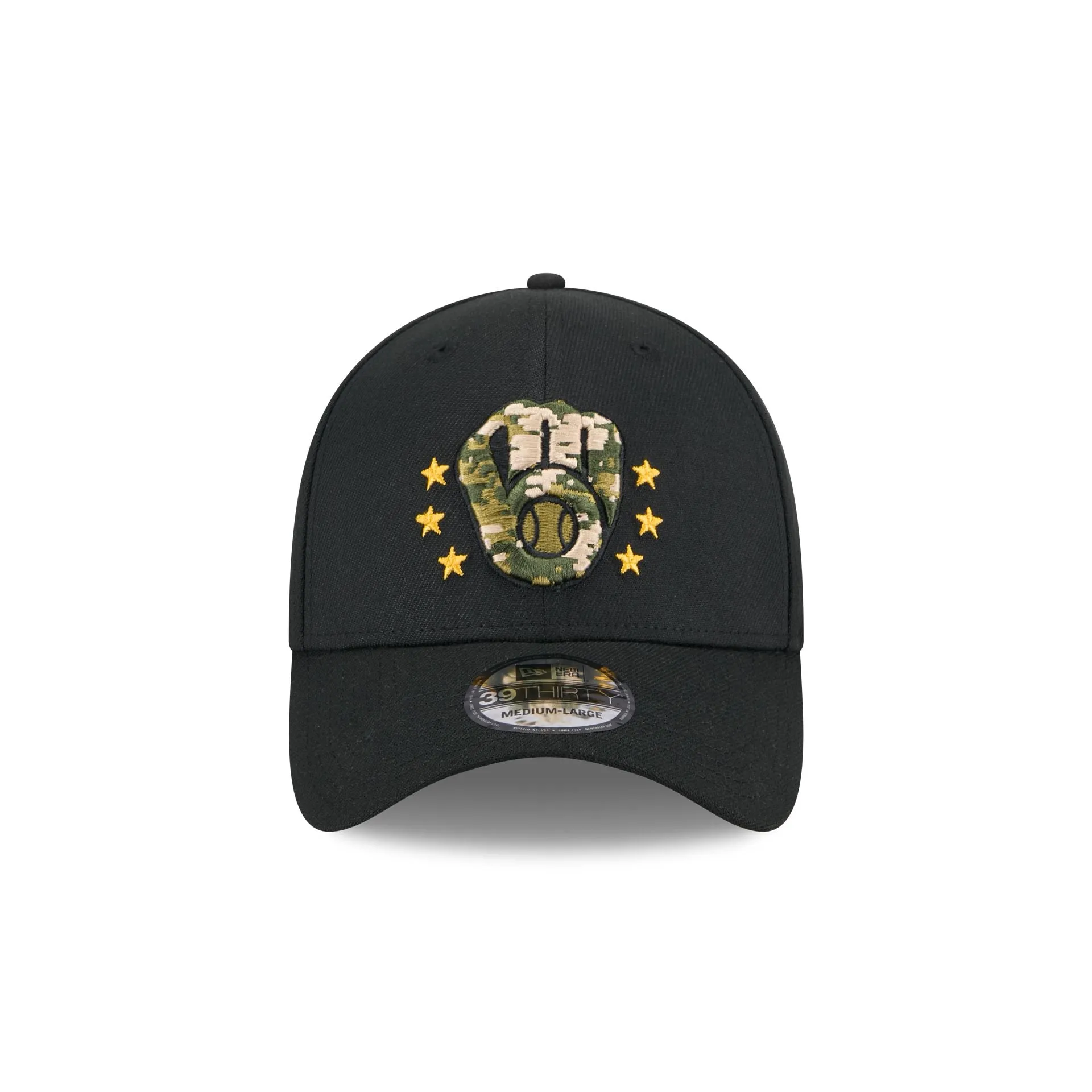 Milwaukee Brewers Armed Forces Day 2024 39THIRTY Stretch Fit Hat sold by New Era product image thumbnail 2
