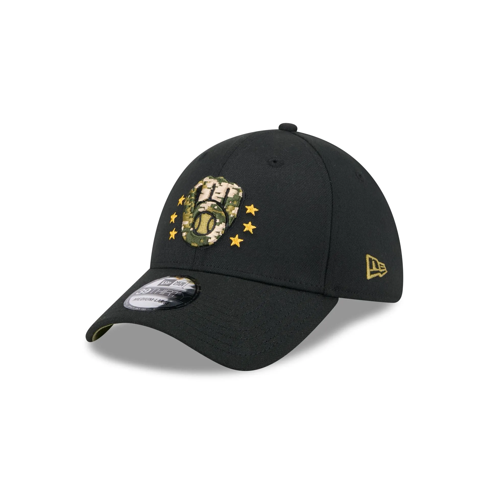Milwaukee Brewers Armed Forces Day 2024 39THIRTY Stretch Fit Hat sold by New Era product image thumbnail 3