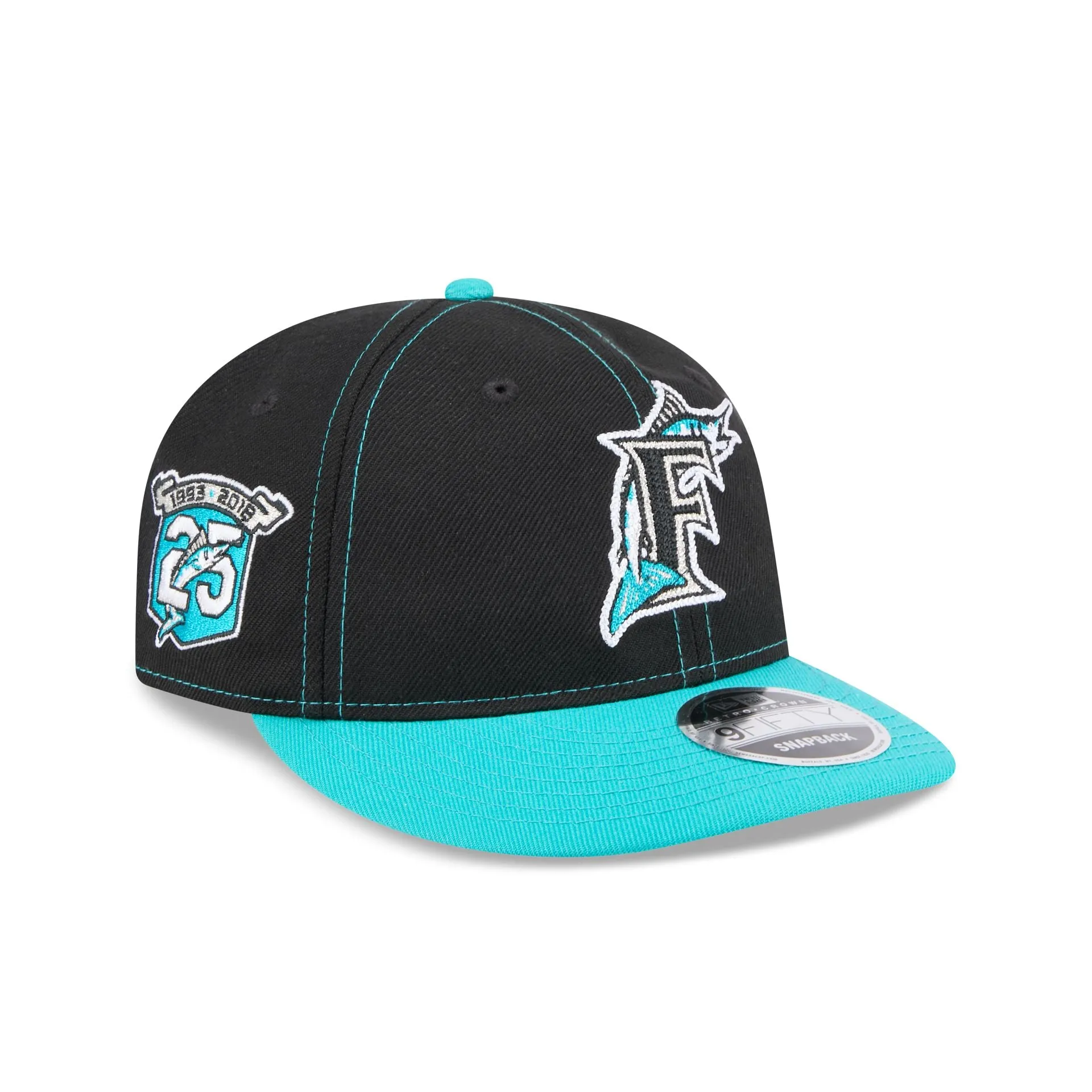Miami Marlins Thunder Crown Retro Crown 9FIFTY Snapback Hat sold by New Era