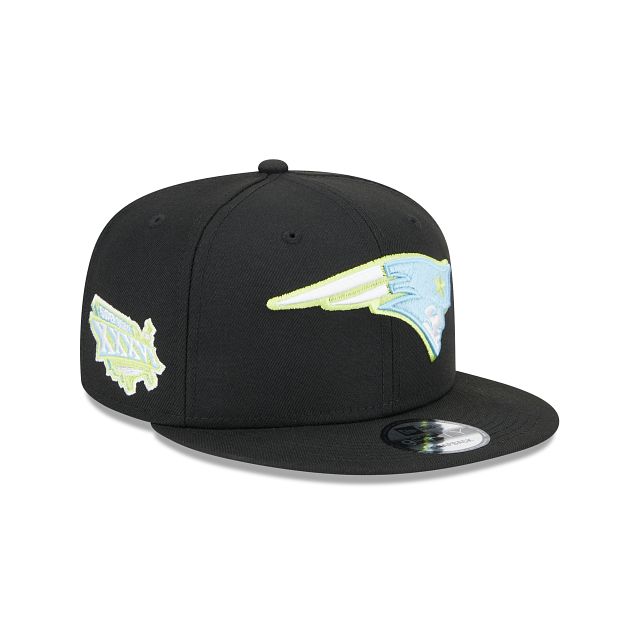 New England Patriots Color Pack Black 9FIFTY Snapback Hat sold by New Era