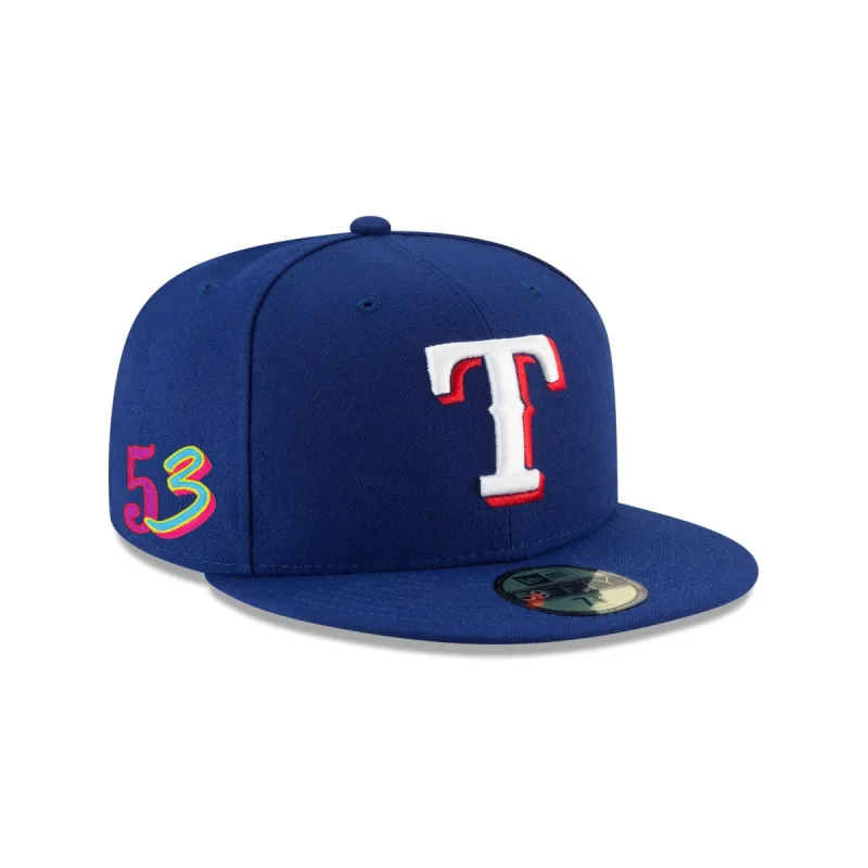 Texas Rangers Player's Weekend GarcĂa 59FIFTY Fitted Hat made by New Era