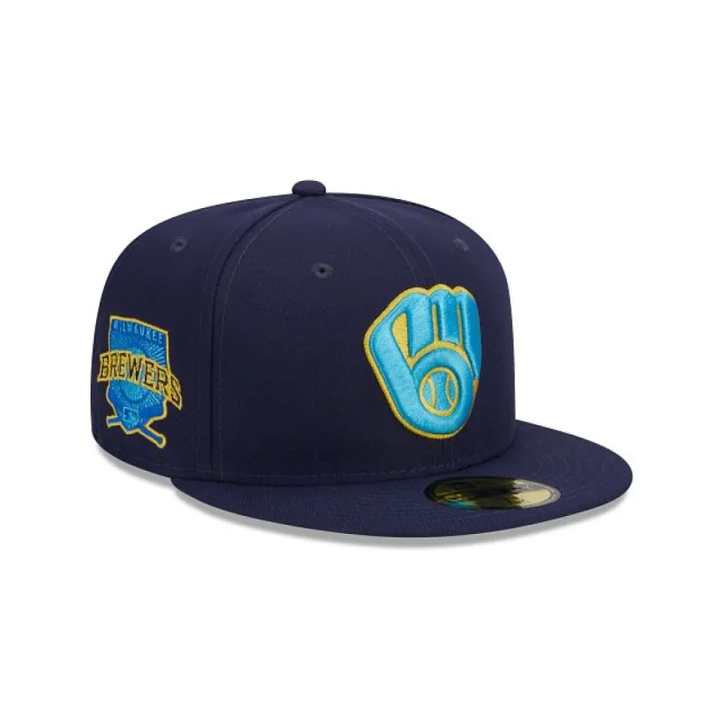 Milwaukee Brewers Father's Day 2023 59FIFTY Fitted Hat sold by New Era