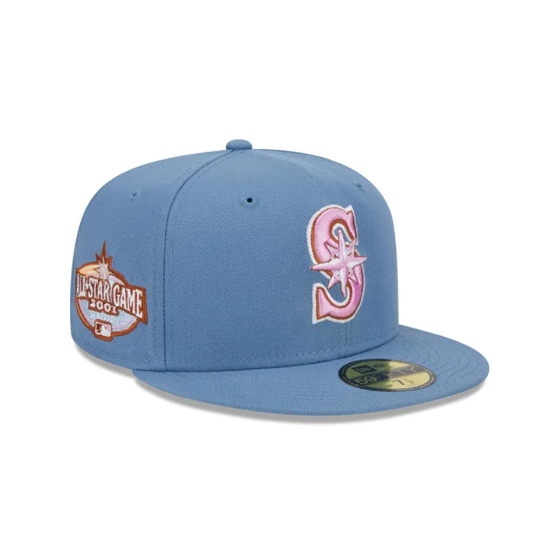 Seattle Mariners Color Pack Faded Blue 59FIFTY Fitted Hat sold by New Era