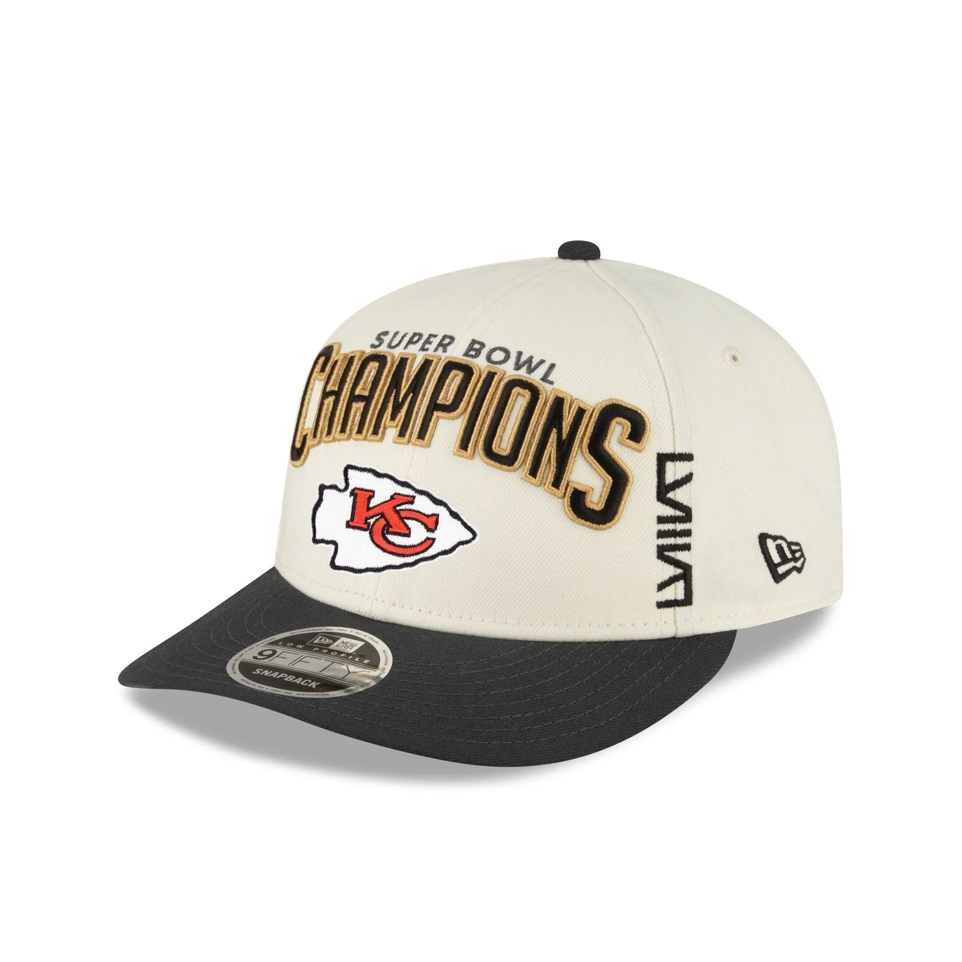 Kansas City Chiefs Super Bowl LVIII Champions Locker Room Low Profile 9FIFTY Snapback Hat sold by New Era product image thumbnail 3