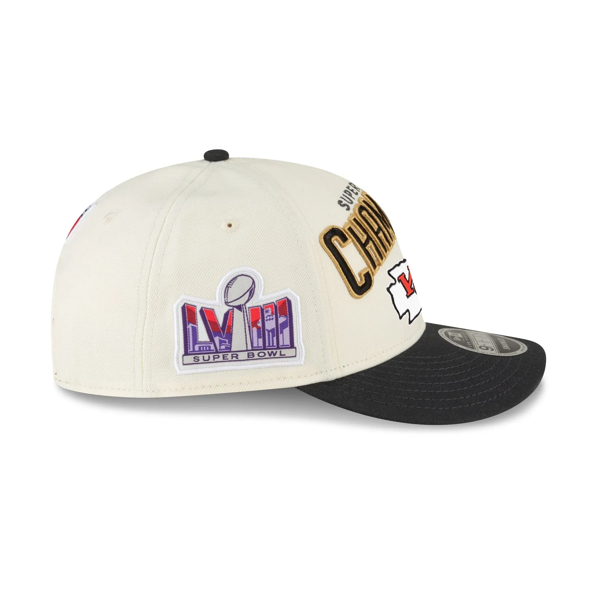Kansas City Chiefs Super Bowl LVIII Champions Locker Room Low Profile 9FIFTY Snapback Hat sold by New Era product image thumbnail 4