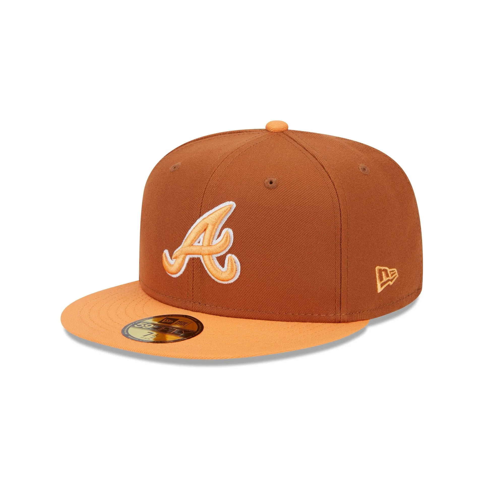 Atlanta Braves Color Pack Earthy Brown 59FIFTY Fitted Hat sold by New Era