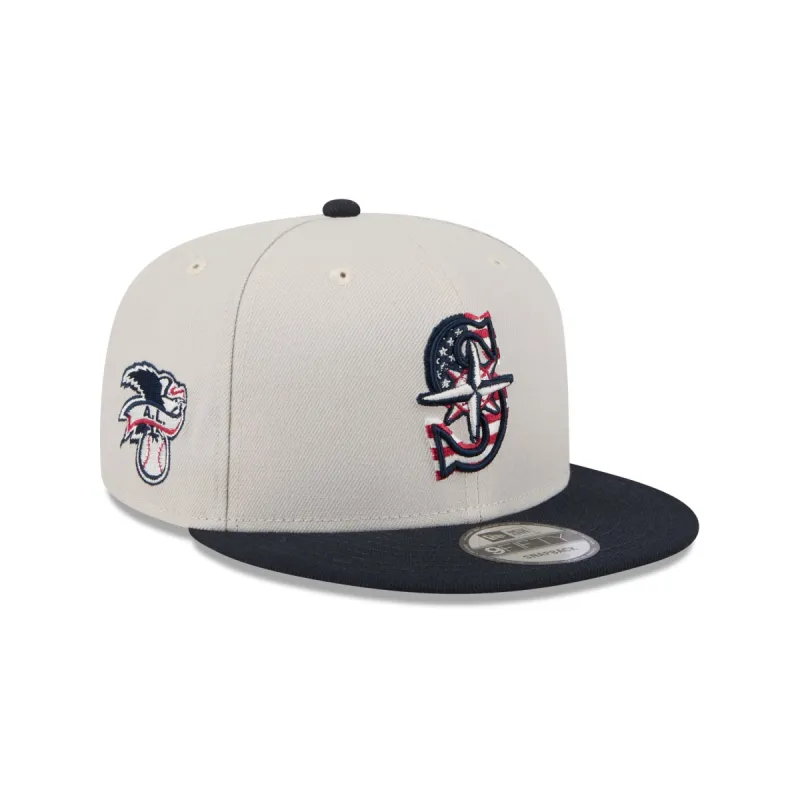Seattle Mariners Independence Day 2024 9FIFTY Snapback Hat sold by New Era
