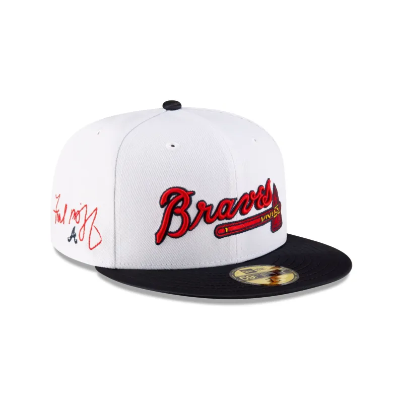 Just Caps Hall of Fame Atlanta Braves 59FIFTY Fitted Hat sold by New Era