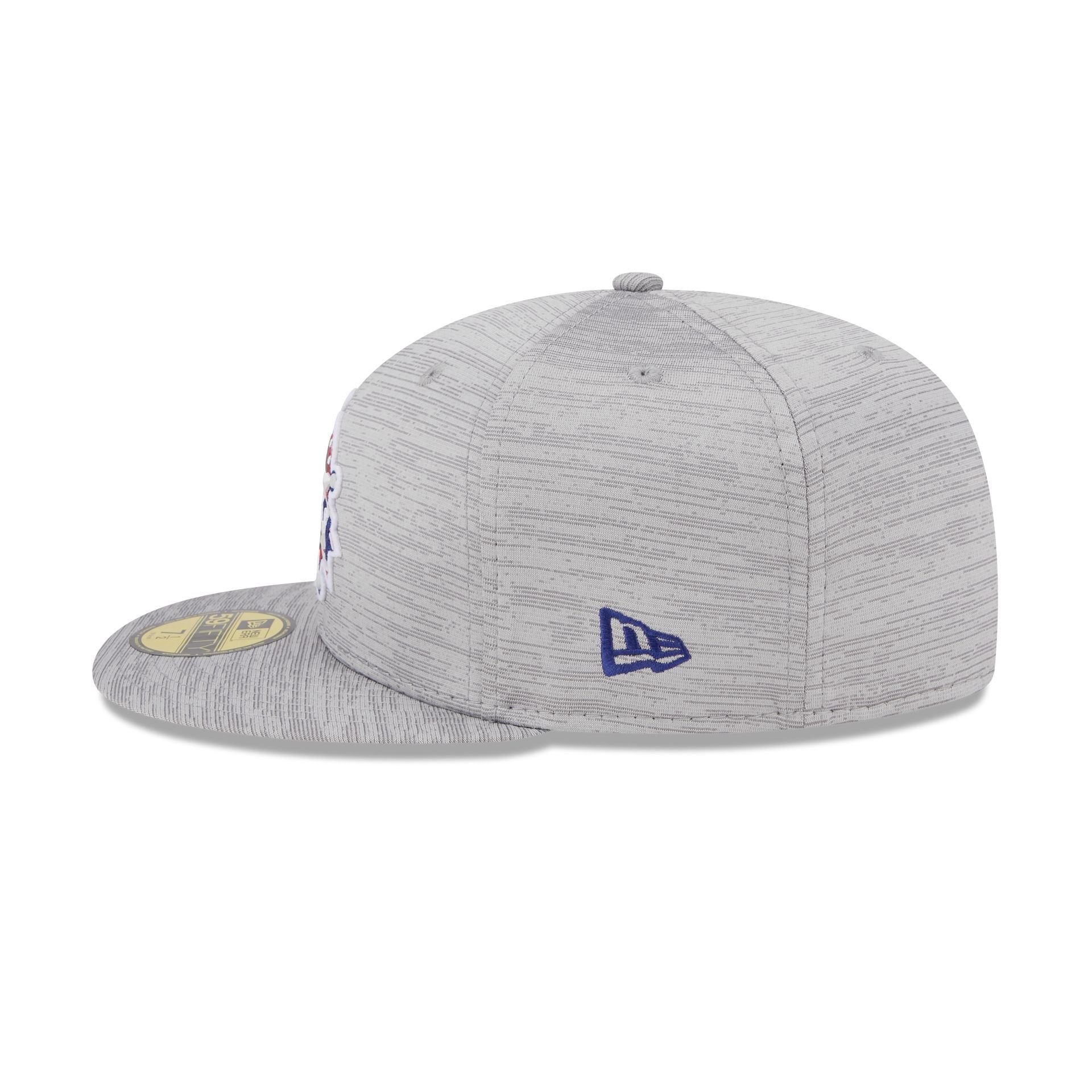 Texas Rangers 2023 Clubhouse Gray 59FIFTY Fitted Hat sold by New Era product image thumbnail 4