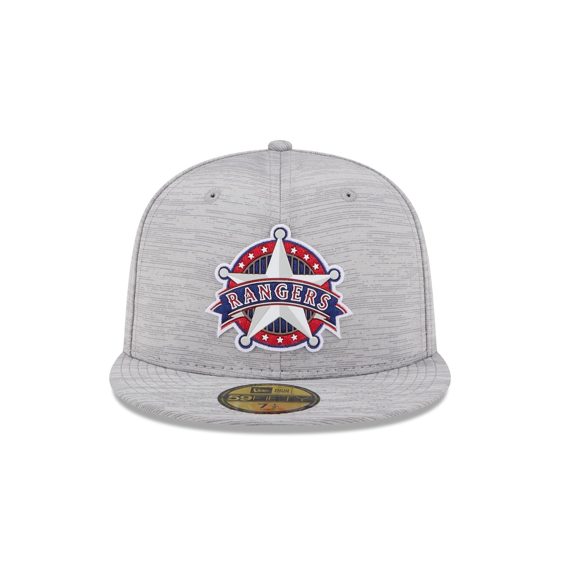 Texas Rangers 2023 Clubhouse Gray 59FIFTY Fitted Hat sold by New Era product image thumbnail 2