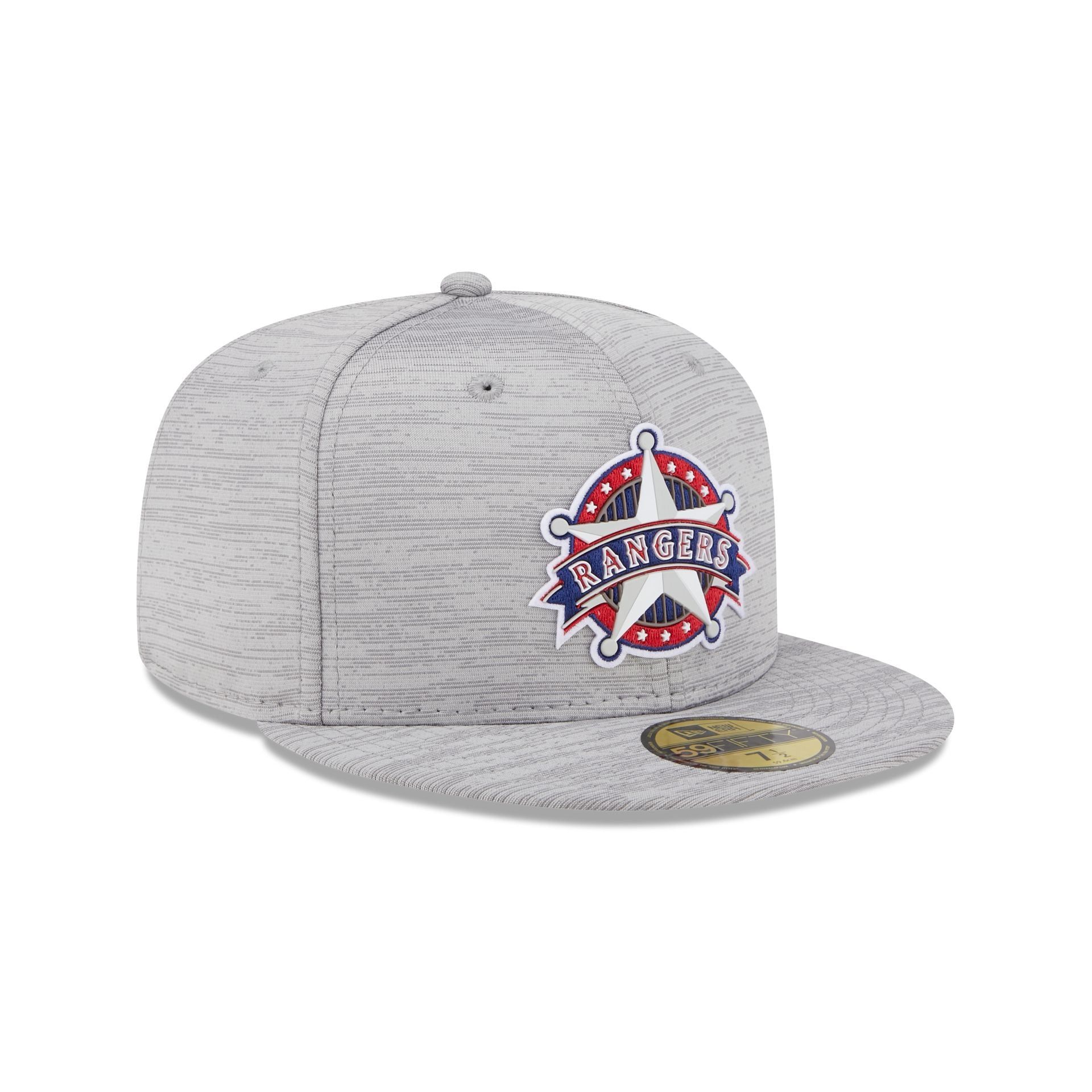 Texas Rangers 2023 Clubhouse Gray 59FIFTY Fitted Hat sold by New Era product image thumbnail 3