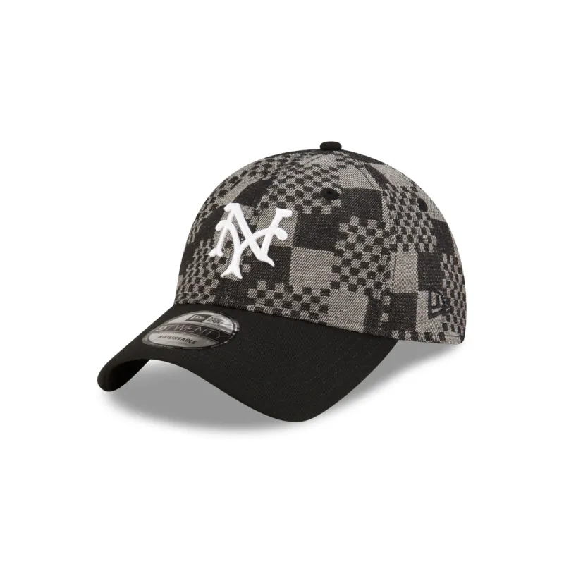 New York Giants Pattern Denim 9TWENTY Adjustable Hat sold by New Era