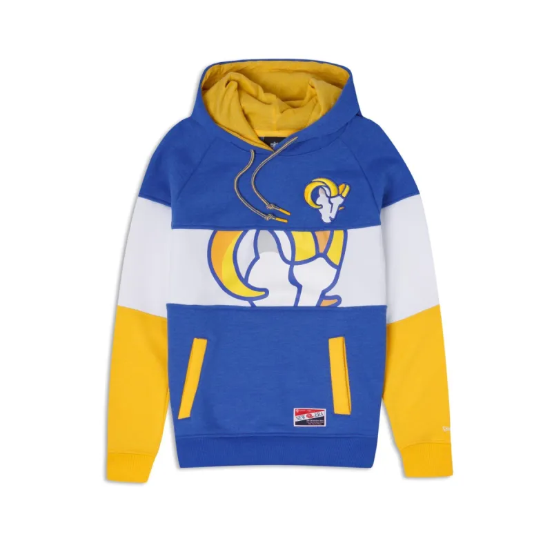 Los Angeles Rams Throwback Women's Hoodie sold by New Era