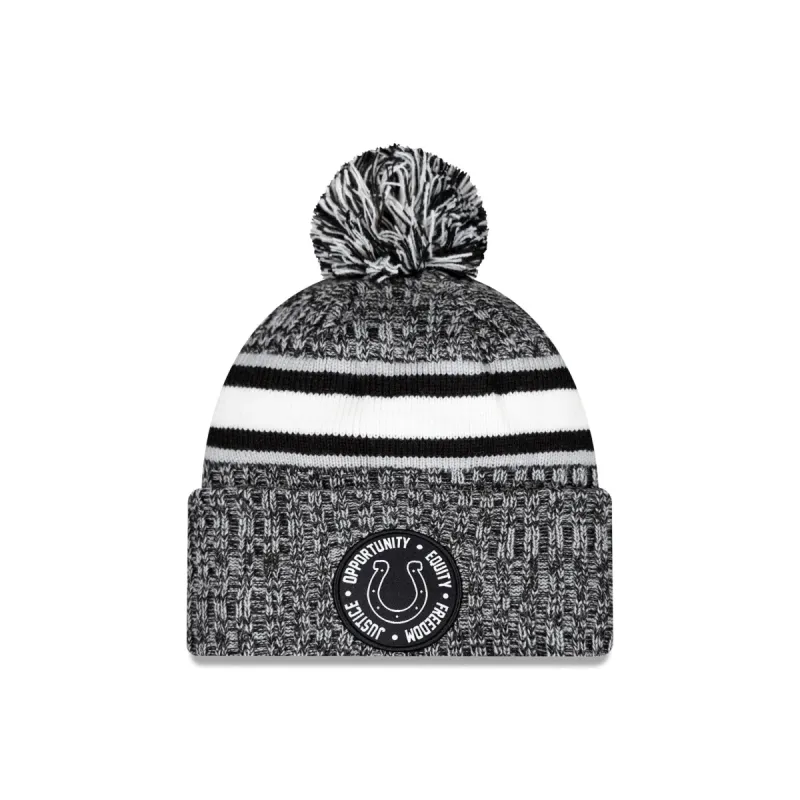 Indianapolis Colts 2023 Inspire Change Pom Knit Hat sold by New Era