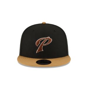 San Diego Padres Jet Black 9FIFTY Snapback Hat sold by New Era