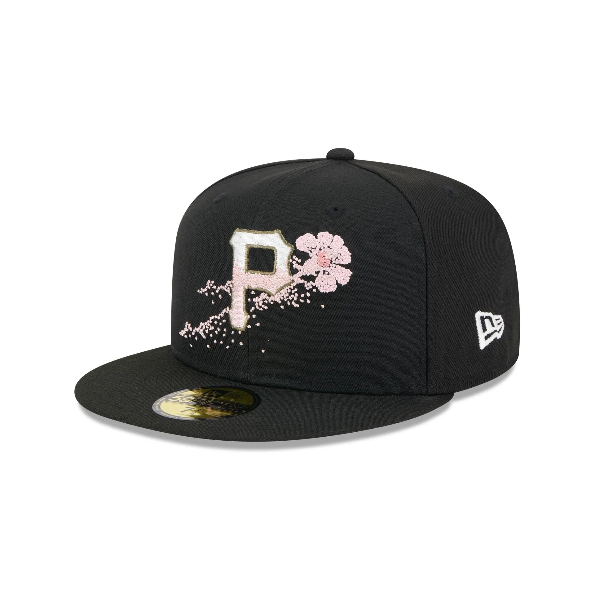 Pittsburgh Pirates Dotted Floral 59FIFTY Fitted Hat sold by New Era