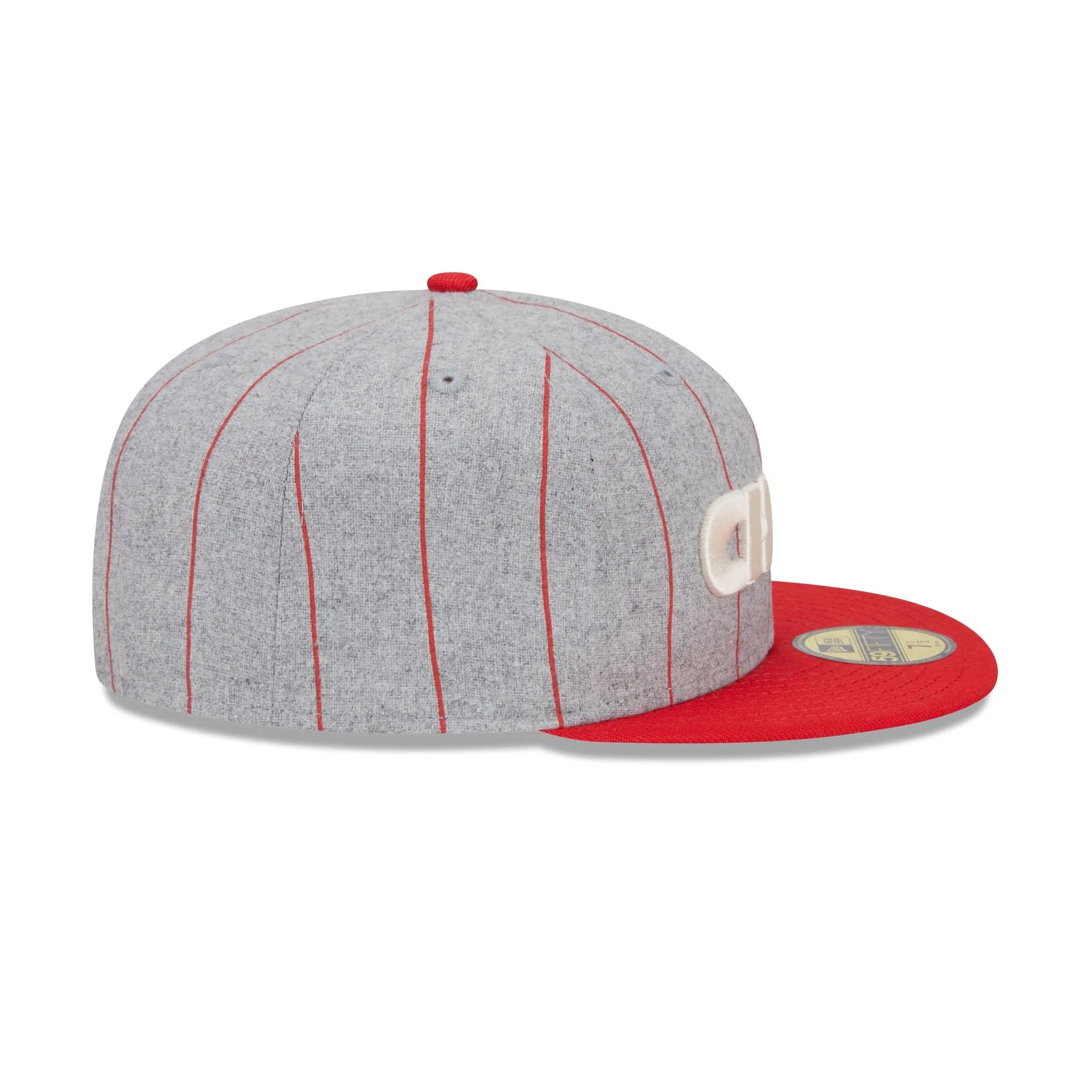 Kansas City Chiefs Heather Pinstripe 59FIFTY Fitted Hat sold by New Era product image thumbnail 5