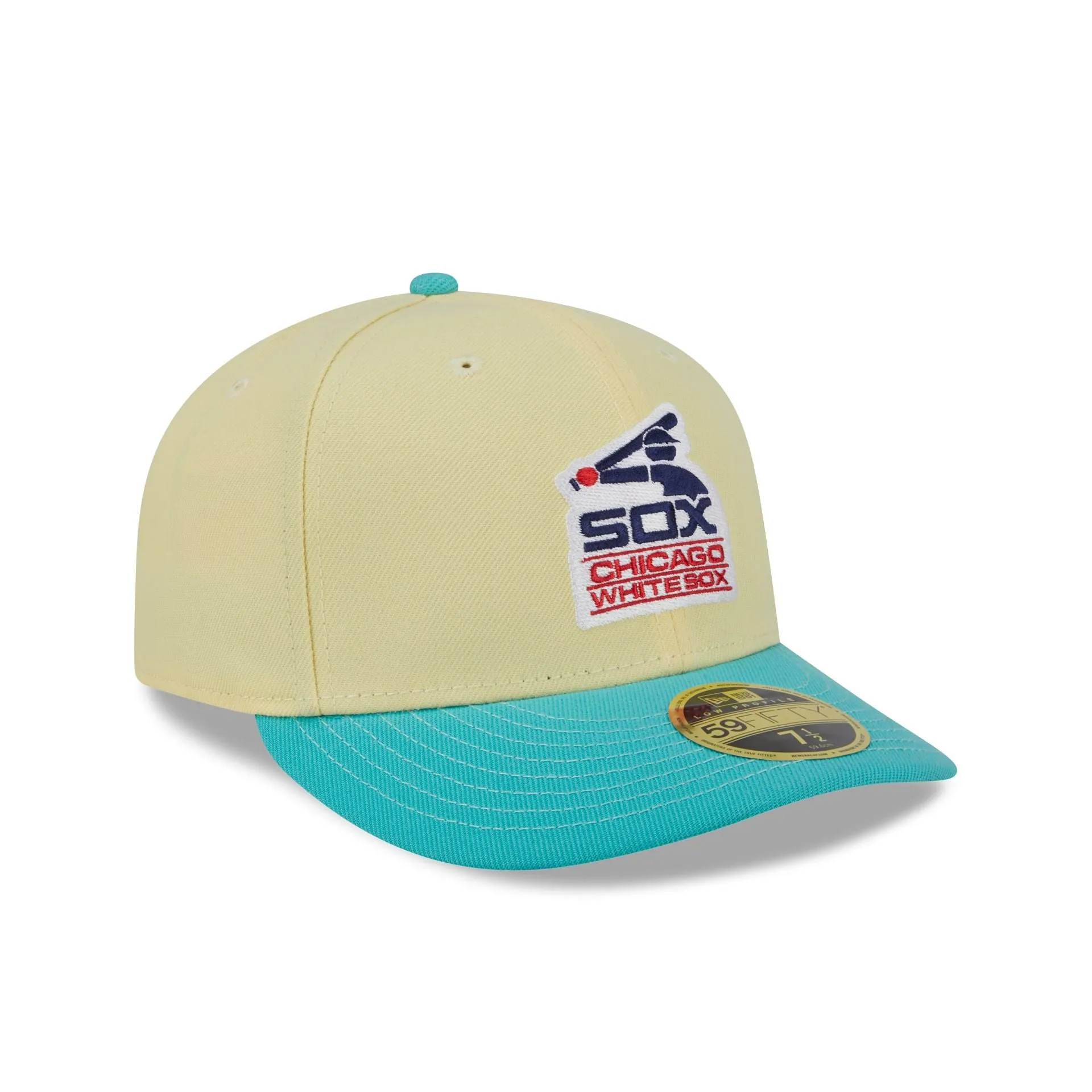 Chicago White Sox Soft Yellow Low Profile 59FIFTY Fitted Hat sold by New Era product image thumbnail 3
