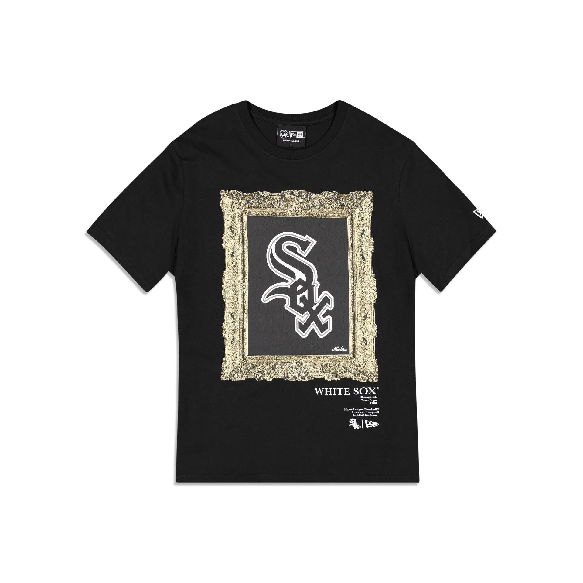 Chicago White Sox Curated Customs Black T-Shirt sold by New Era