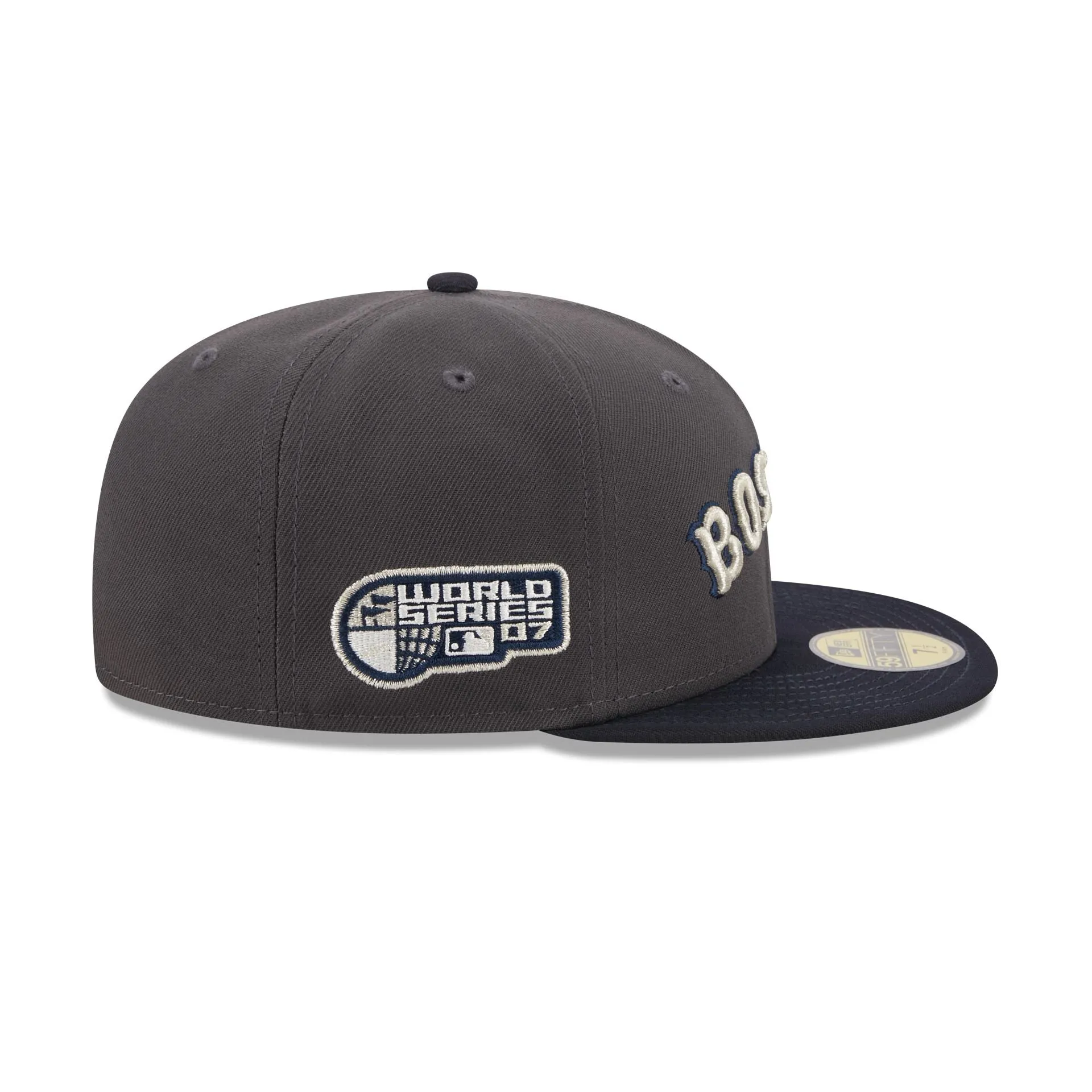 Boston Red Sox Graphite Crown 59FIFTY Fitted Hat sold by New Era product image thumbnail 4