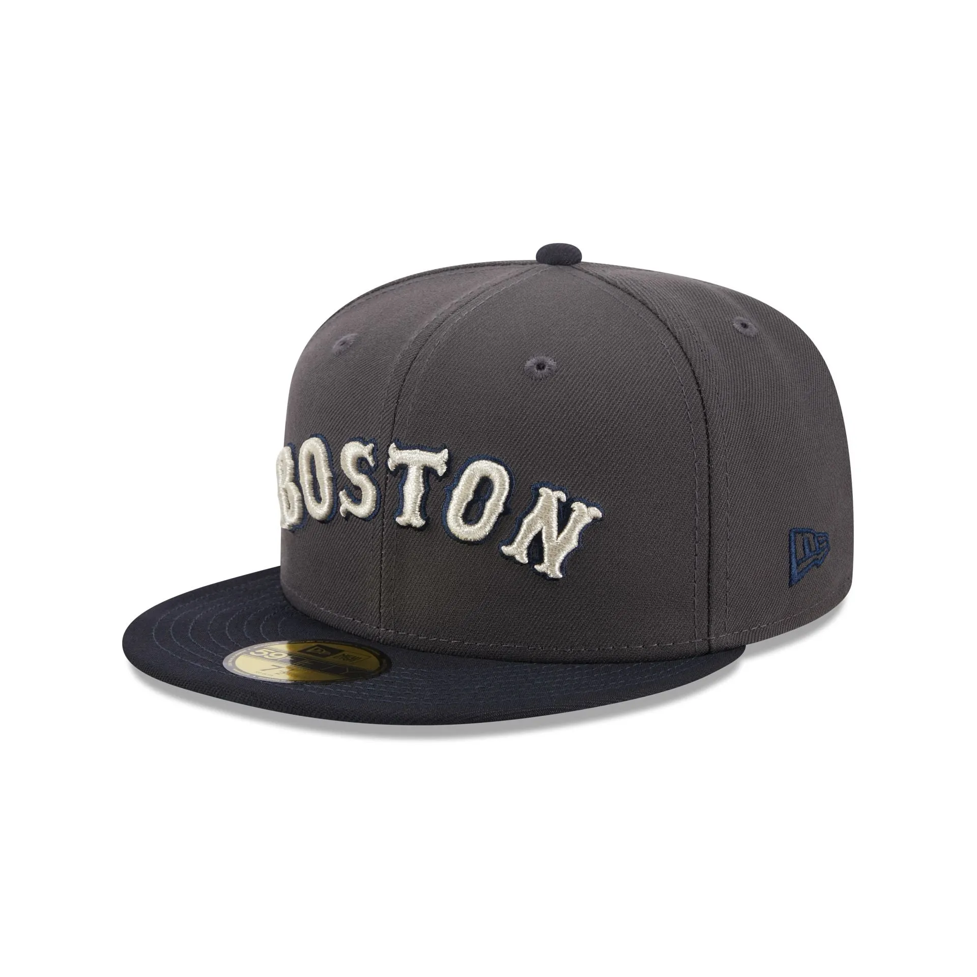 Boston Red Sox Graphite Crown 59FIFTY Fitted Hat sold by New Era product image thumbnail 3