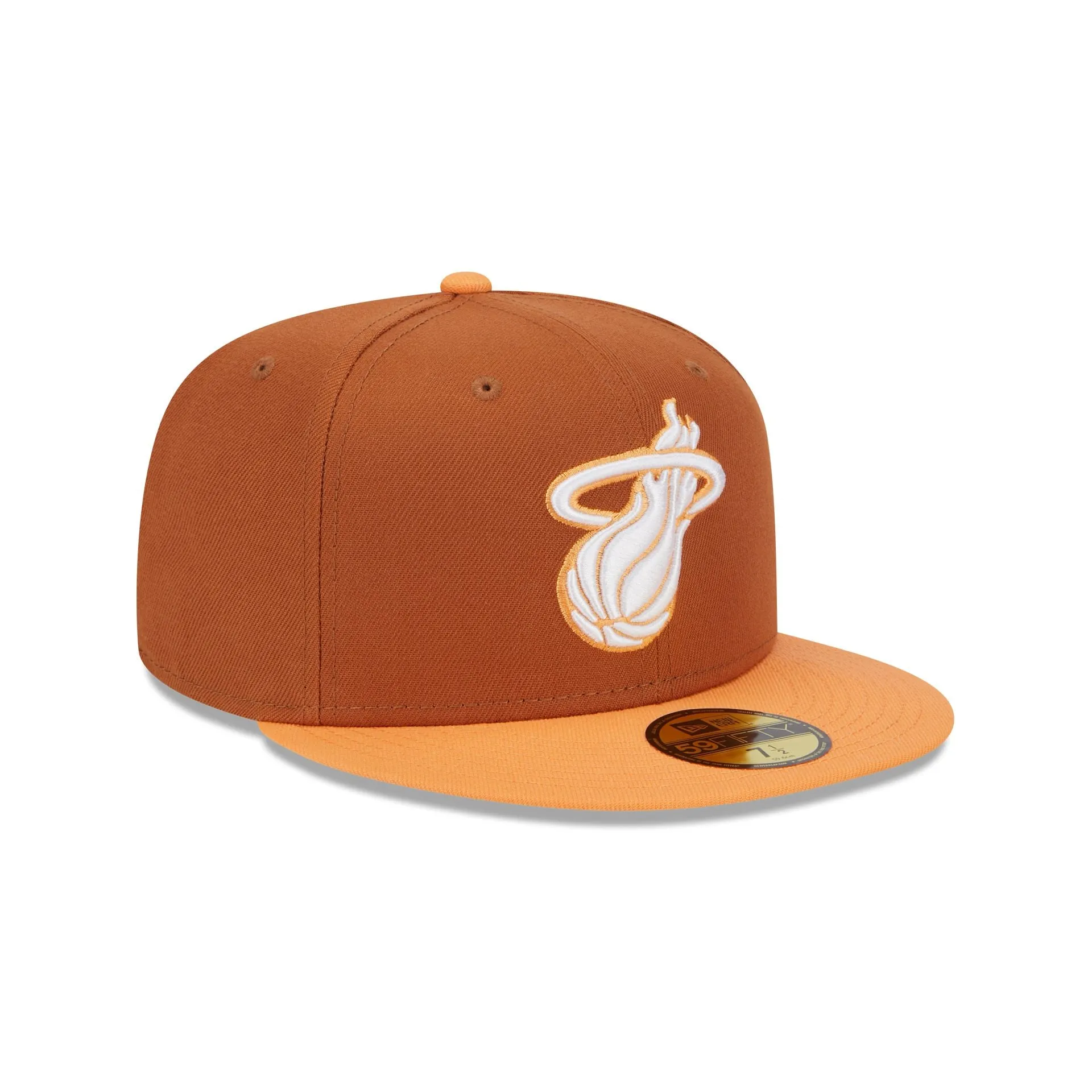 Miami Heat Color Pack Earthy Brown 59FIFTY Fitted Hat sold by New Era product image thumbnail 3