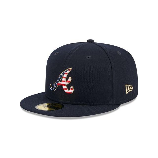 Atlanta Braves Independence Day 2023 59FIFTY Fitted Hat sold by New Era product image thumbnail 3