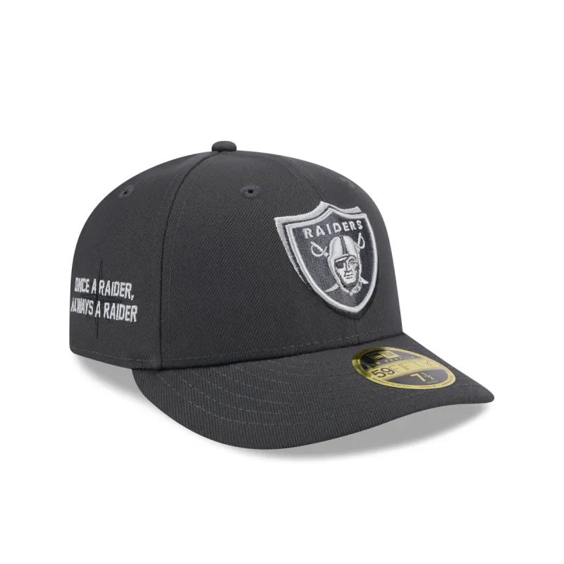 Las Vegas Raiders 2024 Draft Low Profile 59FIFTY Fitted Hat sold by New Era