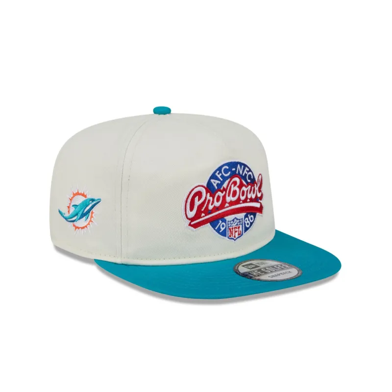 Miami Dolphins Pro Bowl Patch Golfer Hat sold by New Era