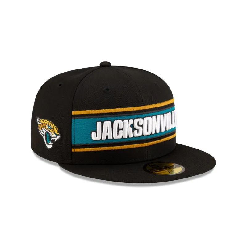 Jacksonville Jaguars 2024 Sideline Black 59FIFTY Fitted Hat sold by New Era