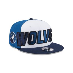 Minnesota Timberwolves NBA Authentics: 2023 Back Half Edition 9FIFTY Snapback Hat sold by New Era