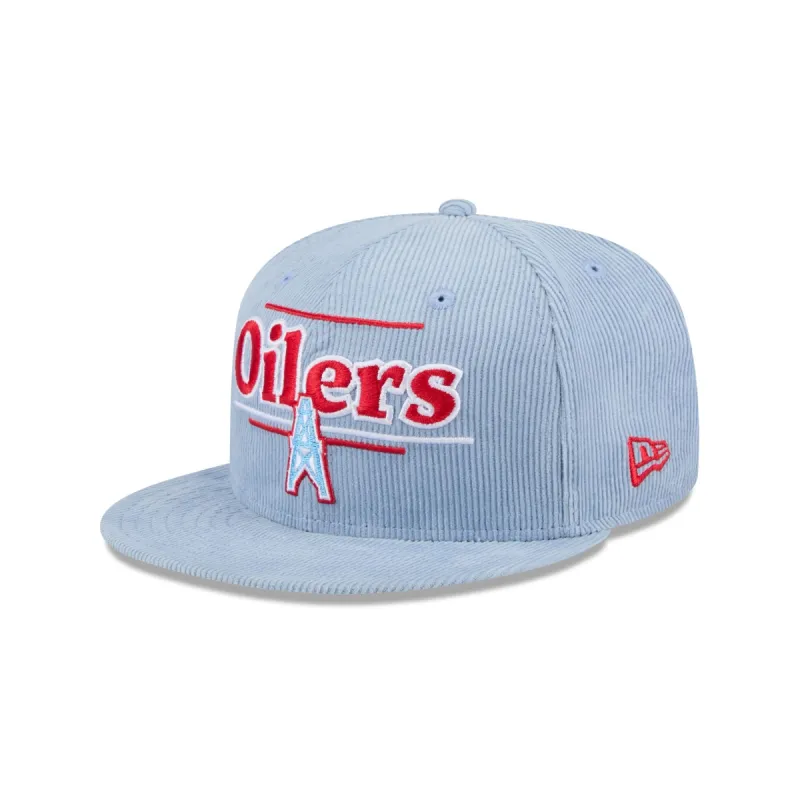 NFL Oilers Throwback Display 9FIFTY Snapback Hat sold by New Era