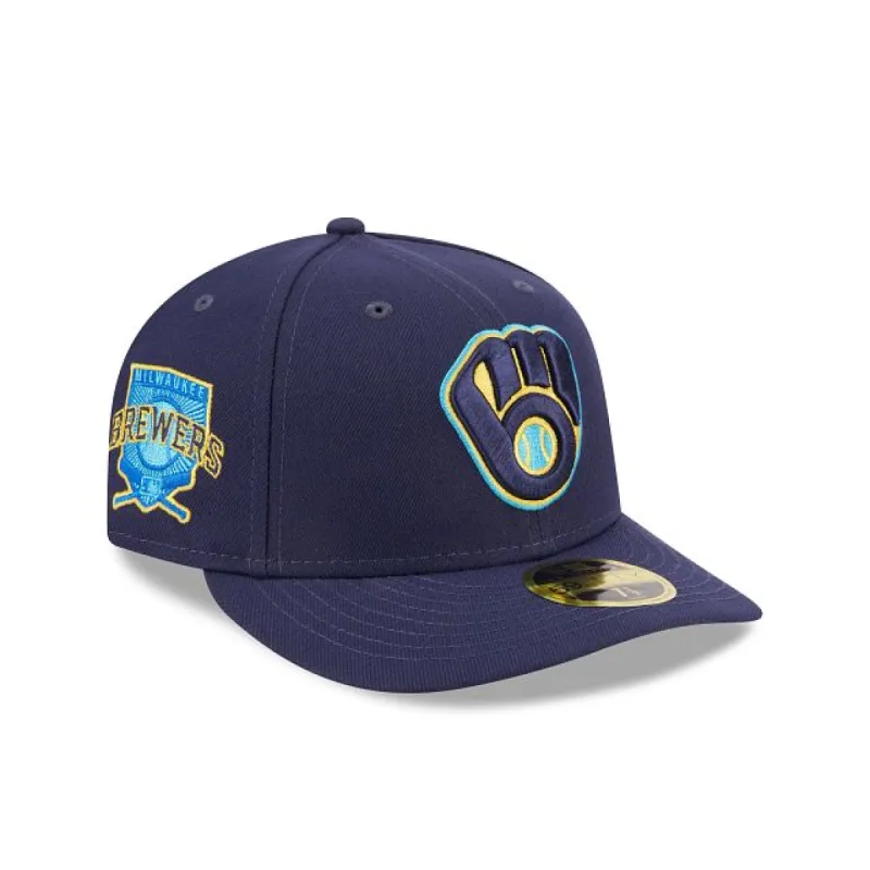 Milwaukee Brewers Father's Day 2023 Low Profile 59FIFTY Fitted Hat sold by New Era