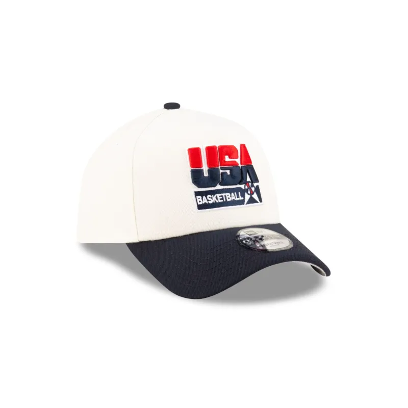 Dream Team Chrome White A-Frame Snapback Hat sold by New Era
