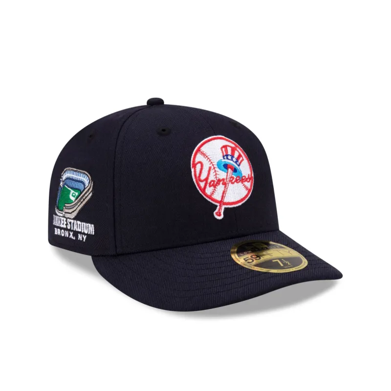 Just Caps Stadium Patch New York Yankees Low Profile 59FIFTY Fitted Hat sold by New Era