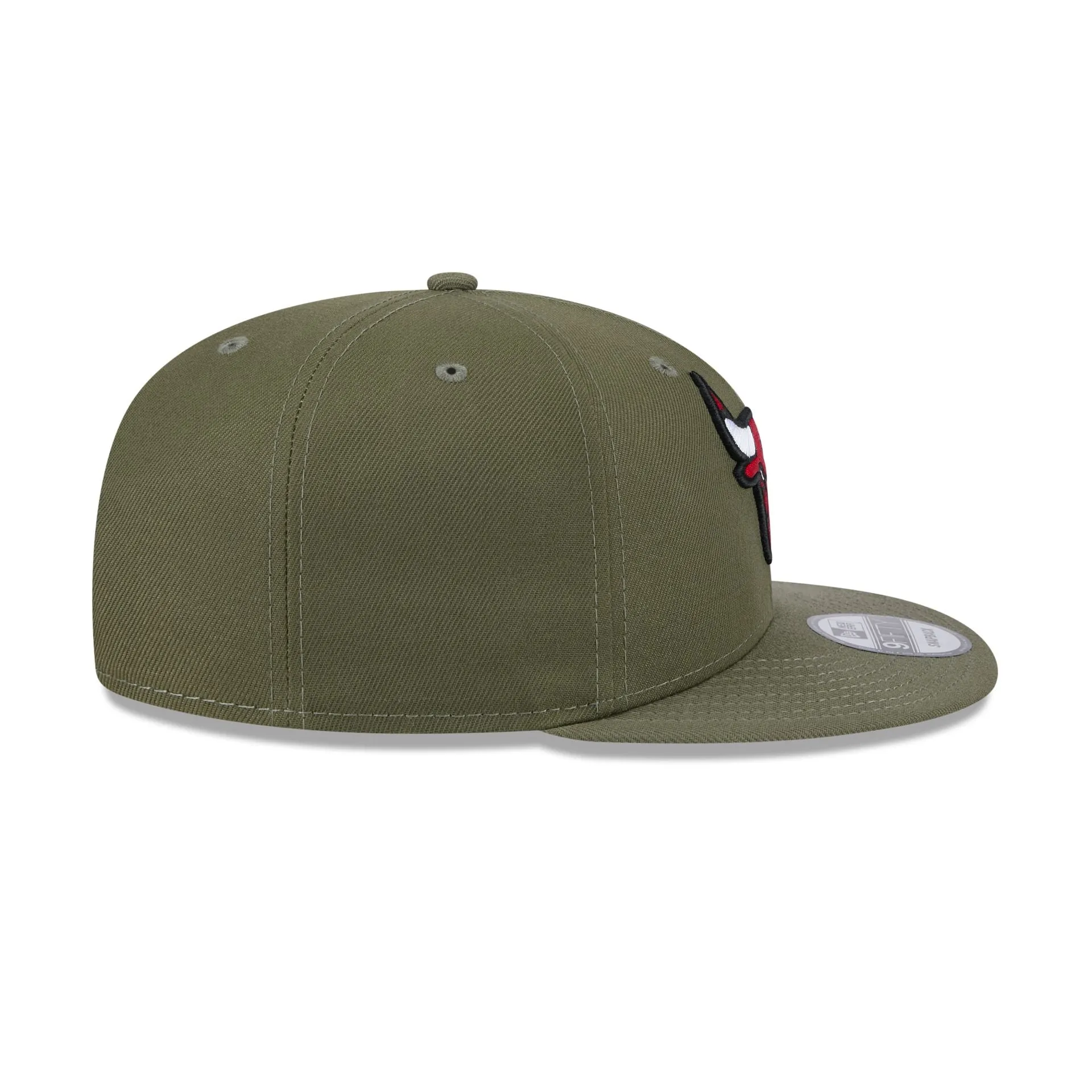 Chicago Bulls Olive 9FIFTY Snapback Hat sold by New Era product image thumbnail 5