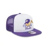 Los Angeles Lakers Court Sport 9FIFTY A-Frame Trucker Hat sold by New Era