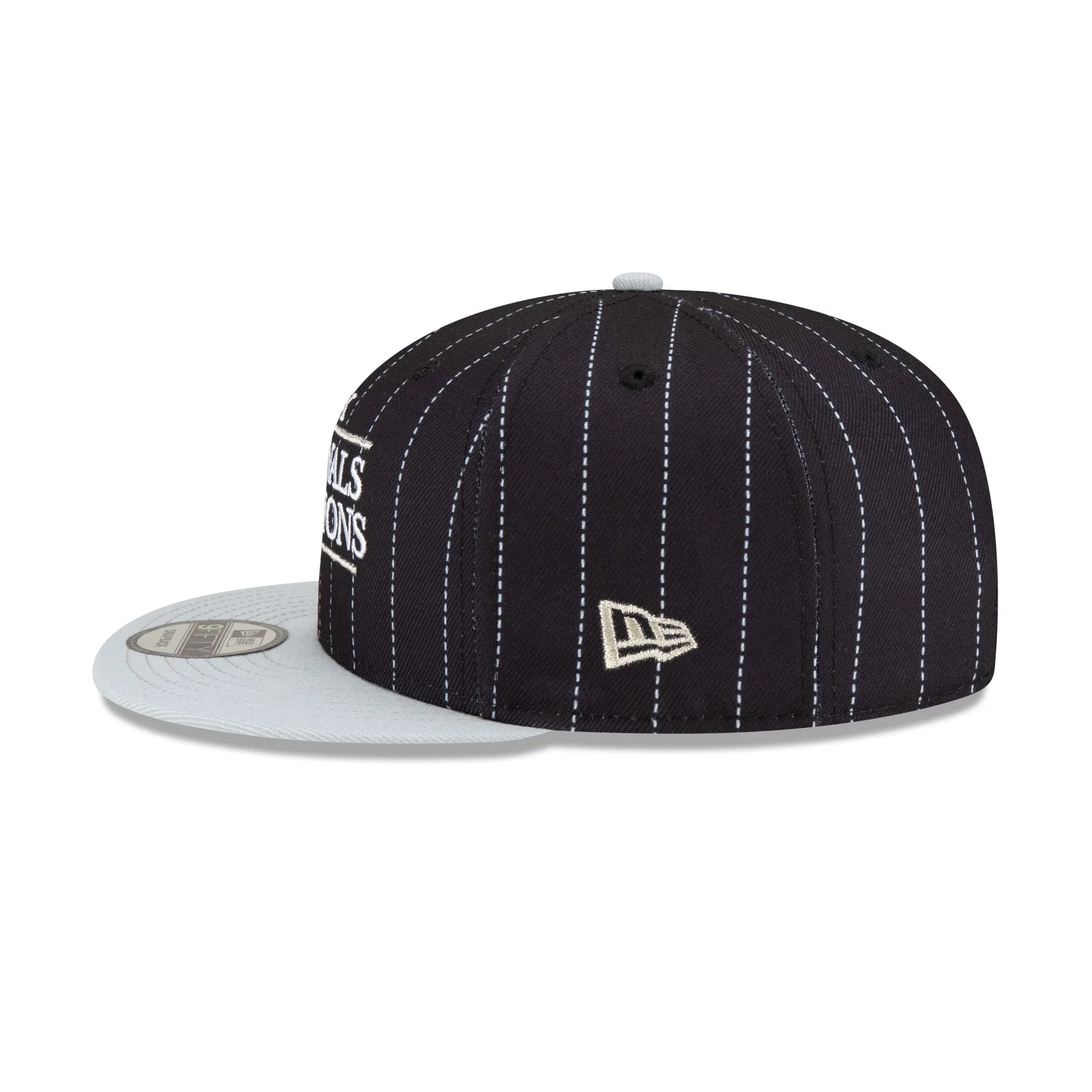 Just Caps NBA Champion Pinstripe San Antonio Spurs 9FIFTY Snapback Hat sold by New Era product image thumbnail 5
